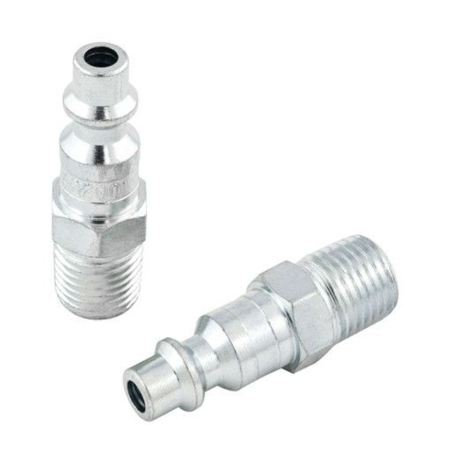 Air Tools * | Wholesale Jet 420101 (Ipm1438) I/M Plug Male 1/4 Body X 3/8 Npt (2/Card)