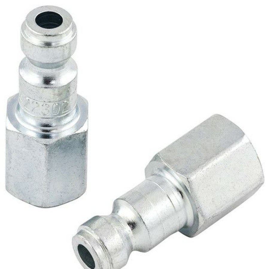 Air Tools * | Best Pirce Jet 420401 (Ppf3814) "P" Type Automotive Plug 3/8 Body X 1/4 Npt Female Thread (2/Card)