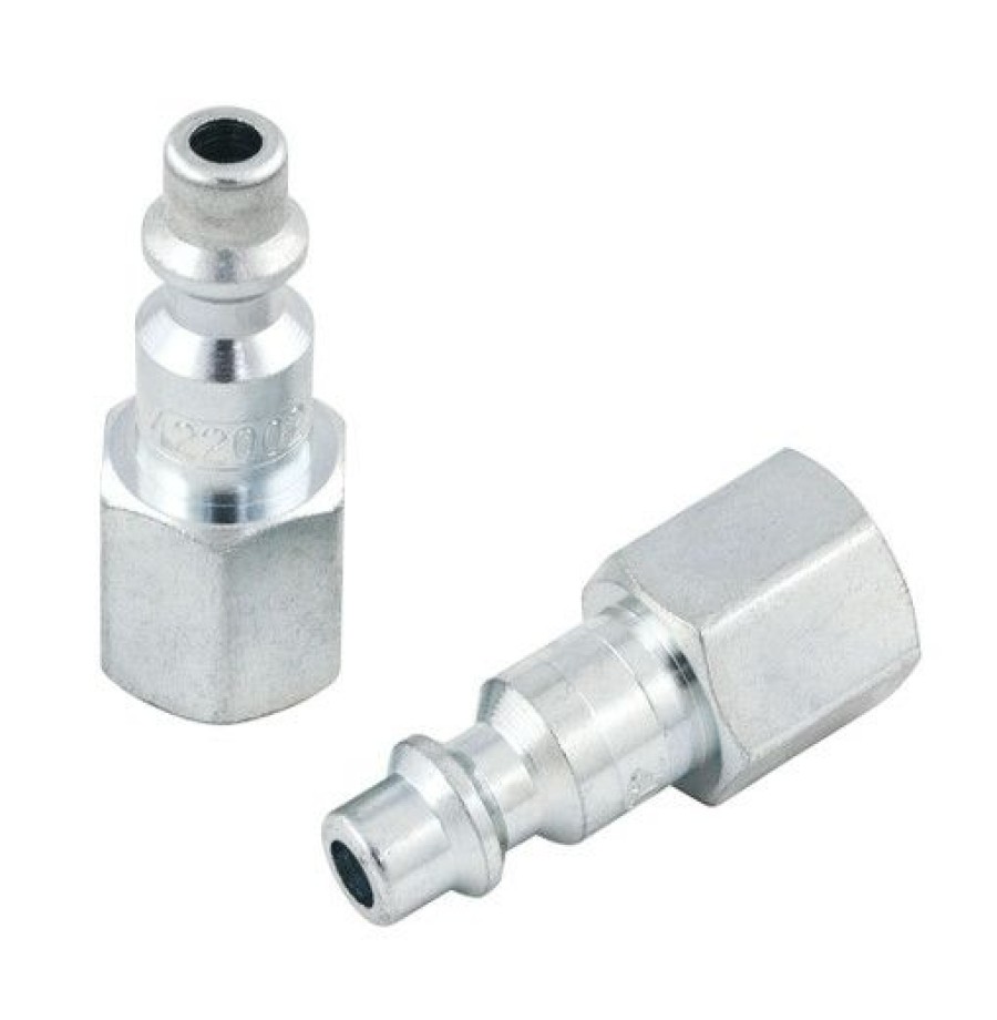 Air Tools * | Wholesale Jet 420002 (Ipf1414) I/M Plug Female 1/4 Body X 1/4 Npt (2/Card)