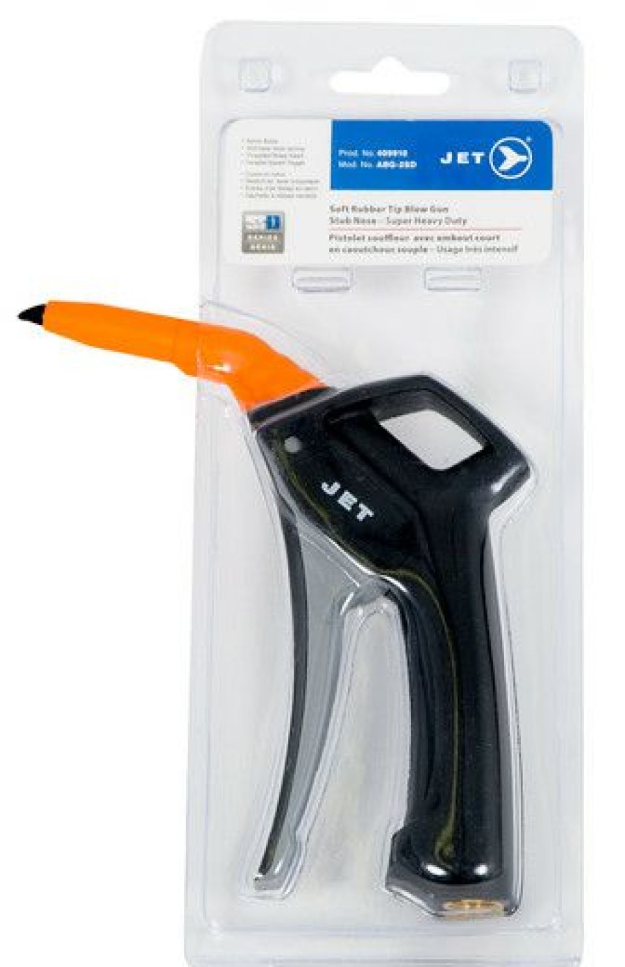 Air Tools * | Deals Jet 409910 (Abg-2Sd) Soft Rubber Tip Blow Gun Stub Nose Super Heavy Duty