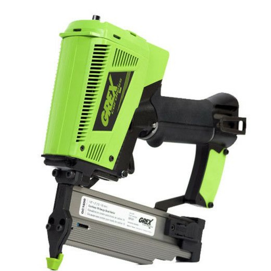 Air Tools * | New Grex Gc1850 Cordless 2 18 Gauge Brad Nailer