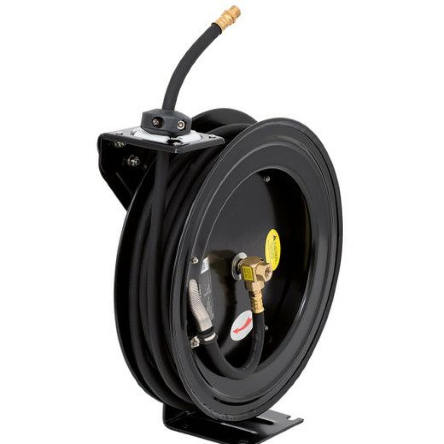 Air Tools * | Budget Jet Itc 028272 (I3850As) 3/8 X 50 Retractable Air Hose Reel Metal