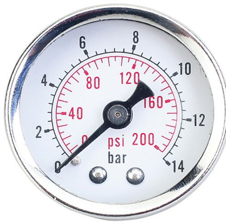 Air Tools * | New Jet 408813 (Rpgmis18) Pressure Gauge 1/8 Npt Miniature, Intermediate, Standard