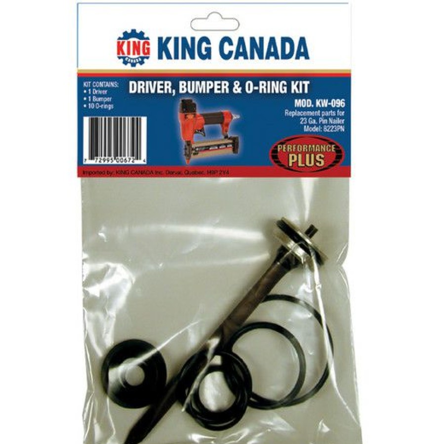 Air Tools * | Promo King Canada King Kw-096 Driver, Bumper & O-Ring Kit For 8223Pn