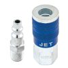 Air Tools * | Hot Sale Jet 420092 (I2Pcs) 2 Pc I/M Air Fitting Set 1/4 Body X 1/4 Npt